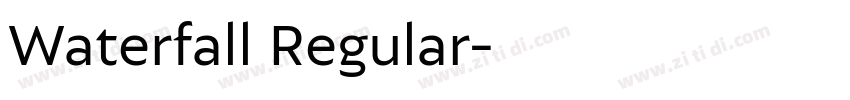 Waterfall Regular字体转换